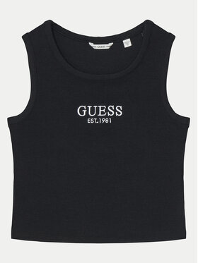 Guess Guess Топ J4YI16 KBZP4 Чорний Regular Fit