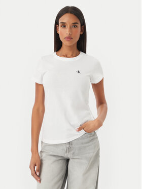 Calvin Klein Jeans Calvin Klein Jeans T-shirt J20J212883 Bijela Slim Fit