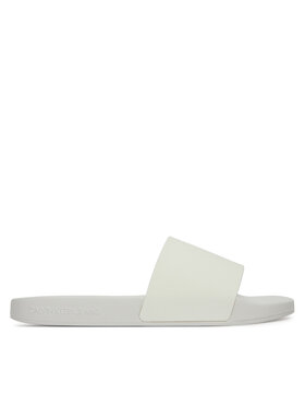 Calvin Klein Jeans Чехли Calvin Klein Jeans Slide Monogram Tpu YW0YW01715 Бял