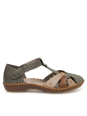 Rieker Sandále Rieker M1655-54 Zelená