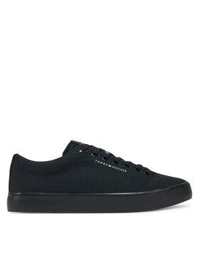 Tommy Hilfiger Tenisenes Tommy Hilfiger Hi Vulc Low Core Canvas FM0FM05396 Melns