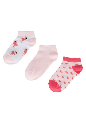 JENNY Krátke ponožky JENNY 7KB-001-SS25 (3-PACK) Ružová
