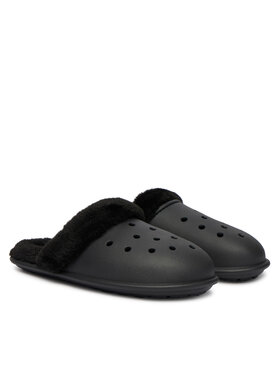 Crocs Naminės šlepetės Crocs Classic Fuzz Scuff 212143 Juoda