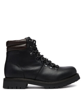 Tommy Hilfiger Зимни обувки Tommy Hilfiger Elevated Outdoor Lth Wpm Boot FM0FM05995 Черен