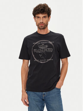 Napapijri Napapijri Camiseta S-Bald NP0A88SF Negro Regular Fit