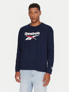 Reebok Reebok Longsleeve RK25155CCM Σκούρο μπλε Regular Fit