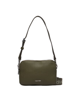 Calvin Klein Torbica Calvin Klein Webbing 2X Strap Camera Bag LV04F3656G Tamno zelena