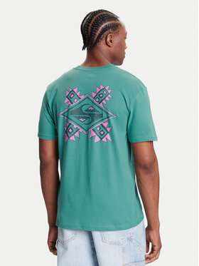 Quiksilver Quiksilver Футболка Ev Swell Ovation Ss EQYZT08187 Зелений Comfort Fit