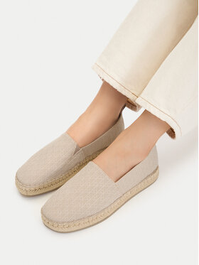 Calvin Klein Espadrile Calvin Klein All Over CK HW0HW02933 Bej