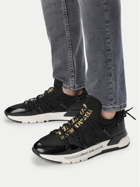 Versace Jeans Couture Снікерcи Versace Jeans Couture 80YA3SA6 Чорний