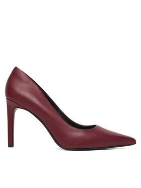 Calvin Klein Lodičky Calvin Klein Ess Stiletto 90 HW0HW02608 Bordová