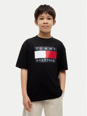 Tommy Hilfiger Tommy Hilfiger Camiseta Heritage KB0KB10340 Negro Regular Fit
