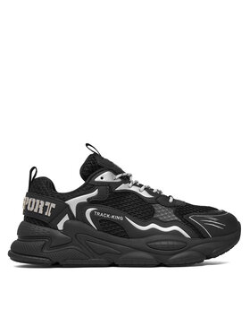 Plein Sport Sneakersy Plein Sport Track-King Mag FAES USC0843 STE003N Čierna