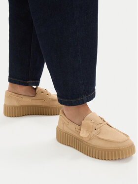 Clarks Туфлі Clarks Torhill Boat 26186301 Бежевий