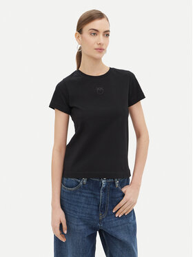 PINKO PINKO Футболка Bussolotto 100355 Чорний Regular Fit