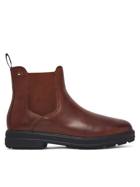 Tommy Hilfiger Bokacsizma Tommy Hilfiger Th Flag Outdoor Chelsea Boot FW0FW09573 Barna