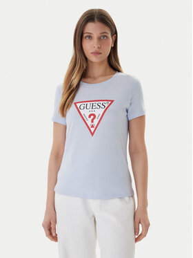 Guess Guess Camiseta W1YI1B I3Z14 Celeste Regular Fit