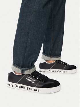 Versace Jeans Couture Снікерcи Versace Jeans Couture 80YA3SK6 ZPB82 Чорний