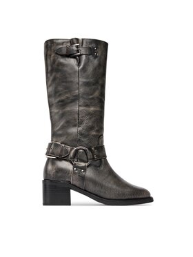 Bronx Kozačky Bronx High boots 14291-A Černá