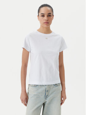 PINKO PINKO Футболка Bussolotto 100373 A2OG Білий Regular Fit