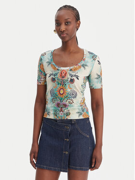 Just Cavalli Just Cavalli Футболка 80PAHE02 CJ112 Кольоровий Slim Fit