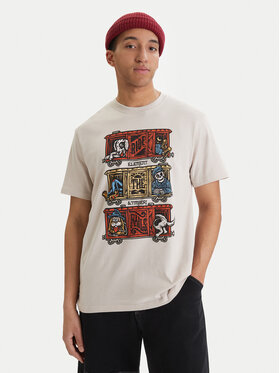 Element Element Camiseta Timber Boxcar ELYZT00574 Beis Regular Fit