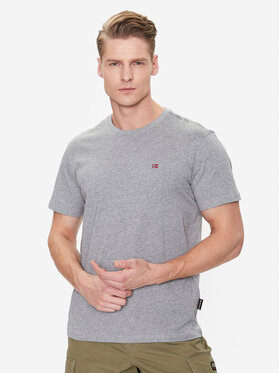 Napapijri Napapijri T-shirt Salis NP0A4H8D Grigio Regular Fit