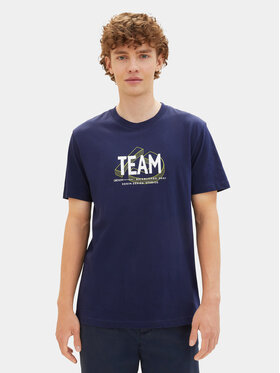 Tom Tailor Denim Tom Tailor Denim Camiseta 1040838 Azul marino Regular Fit