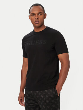 Guess Guess Футболка Z6YI17 K4968 Чорний Regular Fit