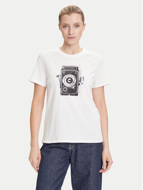 Weekend Max Mara Weekend Max Mara Футболка Guglia 2525976031 Білий Regular Fit