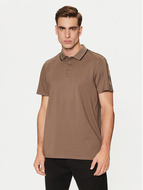 Guess Guess Поло M4YP40 KARS0 Коричневий Regular Fit