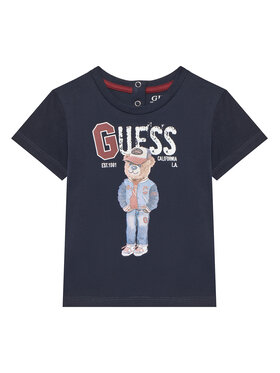 Guess Guess T-Shirt N5YI22 K8HM4 Dunkelblau Regular Fit