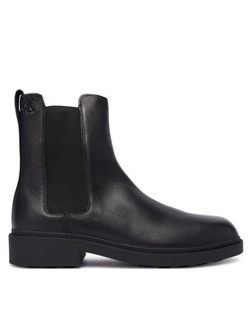 Calvin Klein Jātnieku stila puszābaki Calvin Klein Dress Lug Chelsea Boot Lth YM0YM01389 Melns