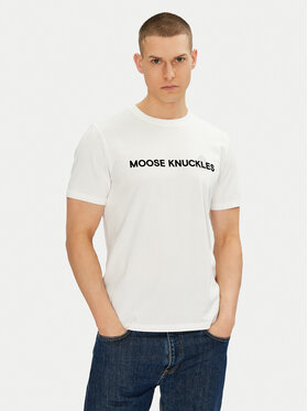 Moose Knuckles Moose Knuckles Majica Conway M15MT760 Écru Regular Fit