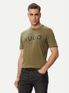 HUGO HUGO Camiseta Dulivio 50467556 Verde Regular Fit