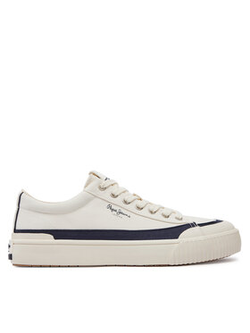 Pepe Jeans Teniși Pepe Jeans Ben Band M PMS31043 Alb