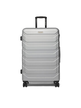 GINO ROSSI Liels koferis GINO ROSSI C-GIN-L-003-05-SILVER Sudraba