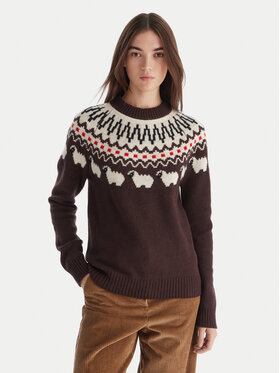 Hunter Hunter Светр Ashie HARW0074251 Коричневий Regular Fit