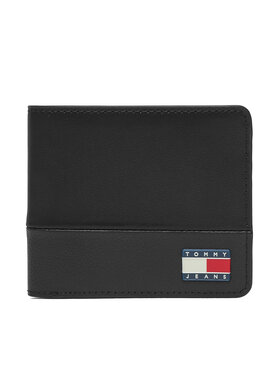 Tommy Jeans Портфейл Tommy Jeans Tjm Heritage Cc Wallet AM0AM13865 Черен