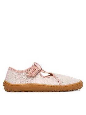 Froddo Тапочки Froddo Barefoot Canvas T-Bar G1700439-2 D Рожевий