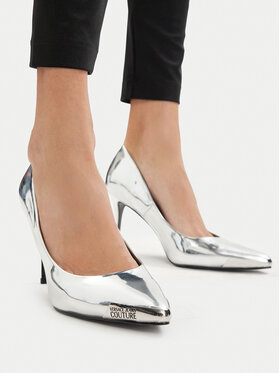 Versace Jeans Couture Туфлі на шпильці Versace Jeans Couture 80VA3S50 ZS406 900 Срібний
