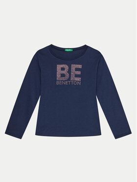 United Colors Of Benetton United Colors Of Benetton T-shirt 3I1XC10JS Blu scuro Regular Fit