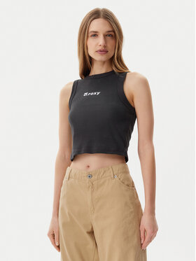 Roxy Roxy Топ ERJKT04261 Сірий Slim Fit
