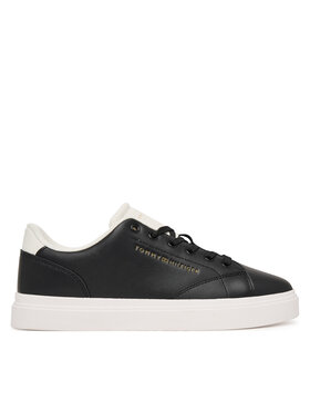 Tommy Hilfiger Αθλητικά Tommy Hilfiger Th Feminine Cupsole Leather FW0FW09105 Μαύρο