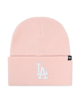 47 Brand Шапкa 47 Brand Mlb Los Angeles Dodgers Haymaker 47 Cuff Knit B-HYMKR12ACE-PK Рожевий