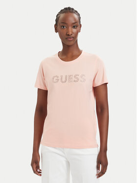 Guess Guess Футболка W6GI15 K3035 Кораловий Regular Fit