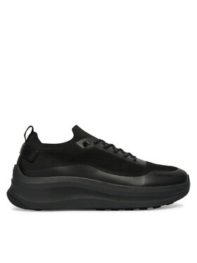 Calvin Klein Laisvalaikio batai Calvin Klein Chunky Runner Lace Up Sock Knit YM0YM01457 Juoda