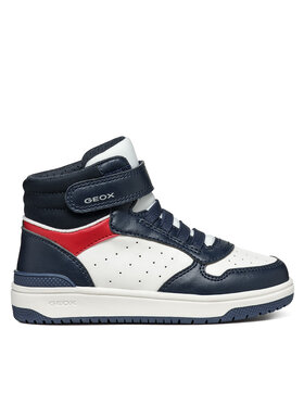 Geox Sneakersy Geox J Washiba Boy J46LQB 05415 C4211 S Tmavomodrá