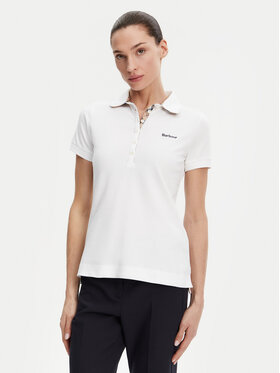 Barbour Barbour Polo marškinėliai LML0634WH33 Balta Regular Fit
