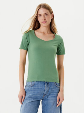United Colors Of Benetton United Colors Of Benetton Футболка 3FJHD401P Зелений Slim Fit